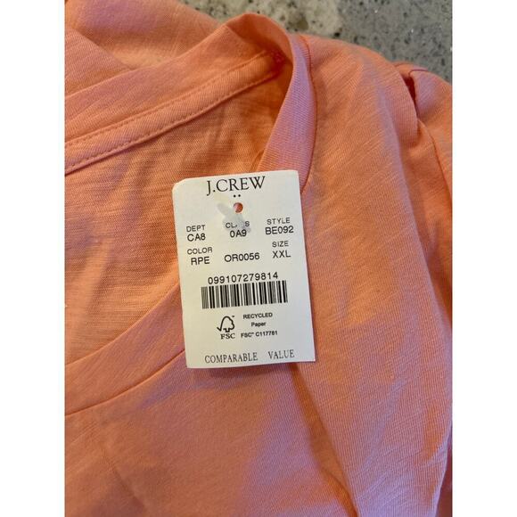 J Crew Factory Vintage slub cotton crewneck tee XXL - Picture 4 of 4